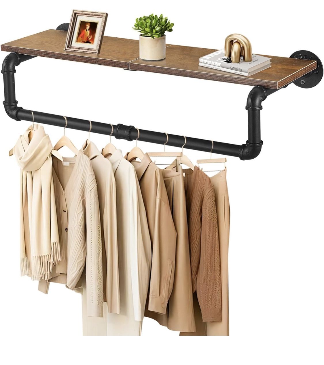 Clothing Rack with Top Shelf, Space B(11)