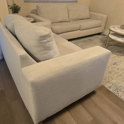 Sofa And Love Seat Living Room Set Furniture 