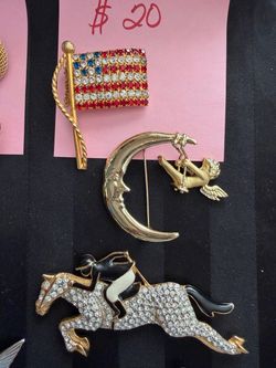 Vintage and Modern Pins