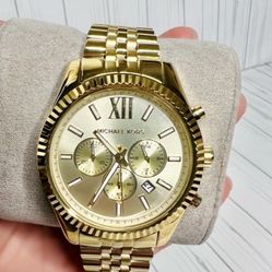New Michael Kors Gold Watch