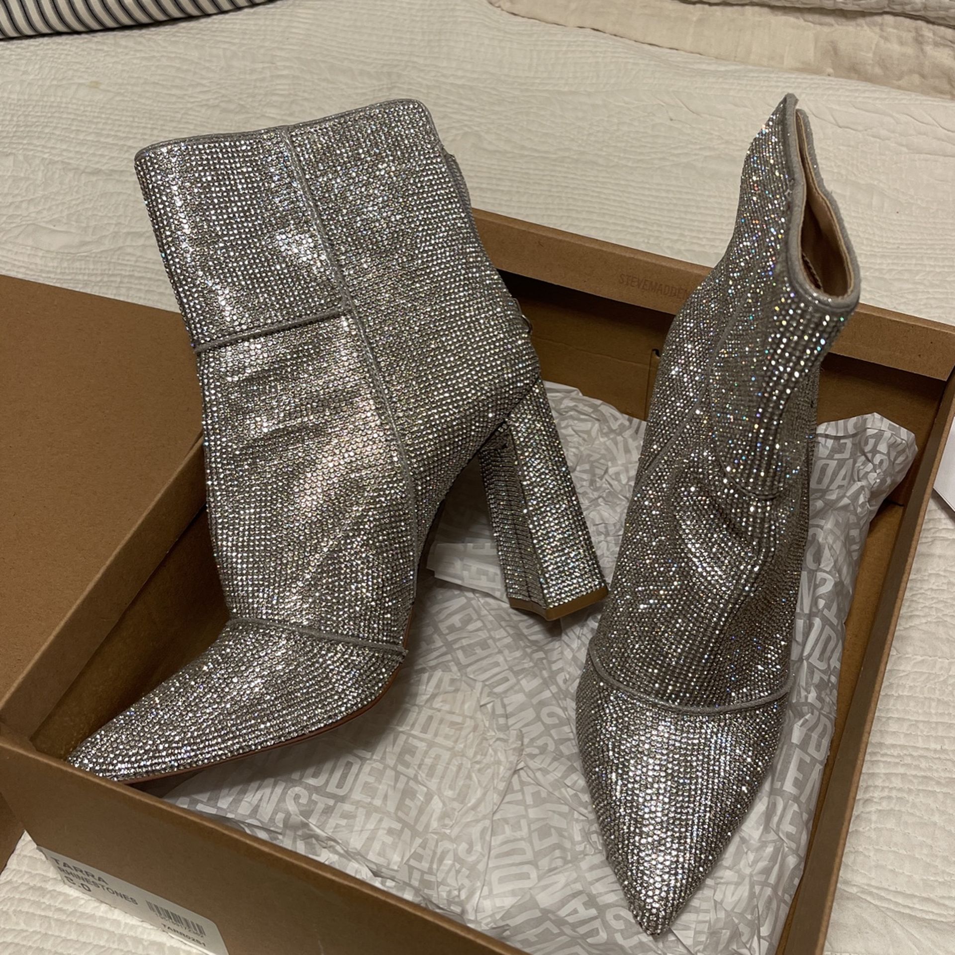 Steve Madden Tara Rhinestones Boots