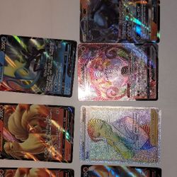 Pokemon Trading  Cards From 2012 To 2021 Rare Holos V-max Gx Rainbow All Types Make An Offer Also Open To Trades