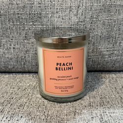 Brand New Peach Belini Bath & Body Works Candle 