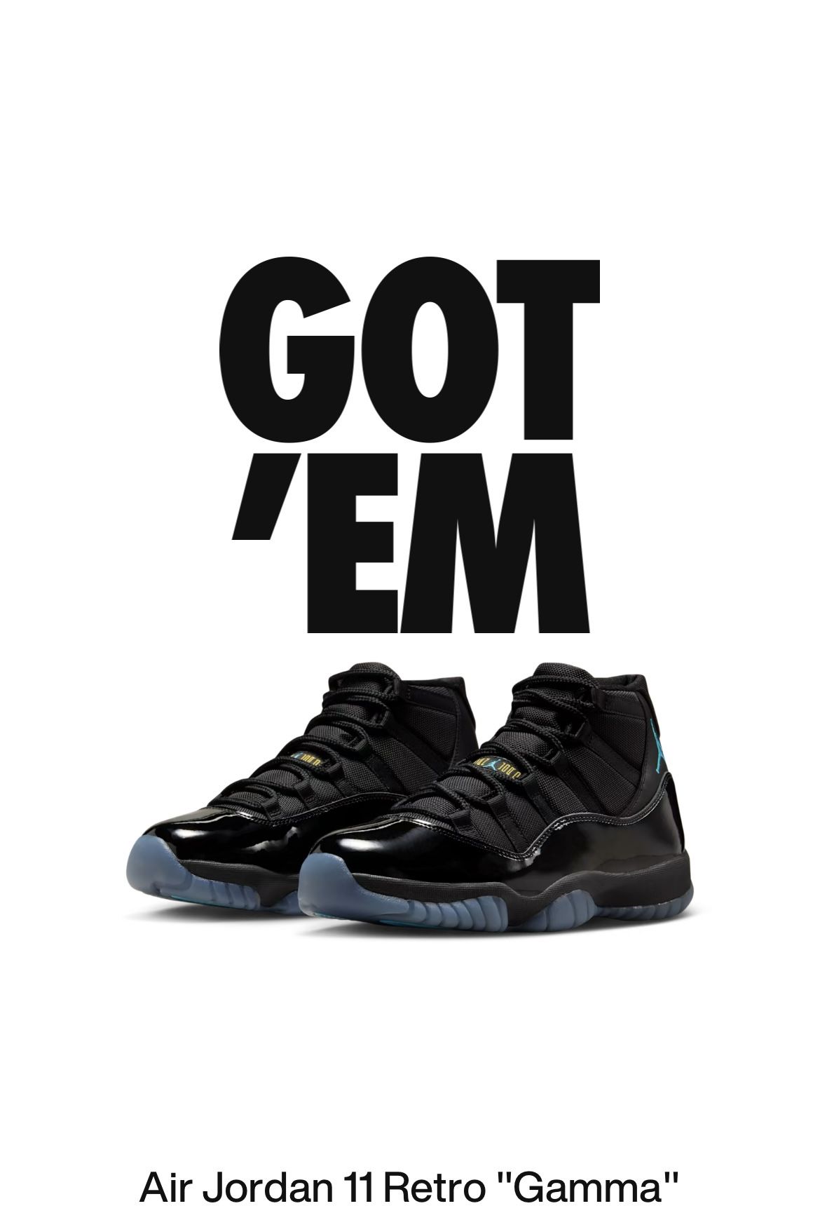 Air Jordan Gamma Blue Sz.5 Gs