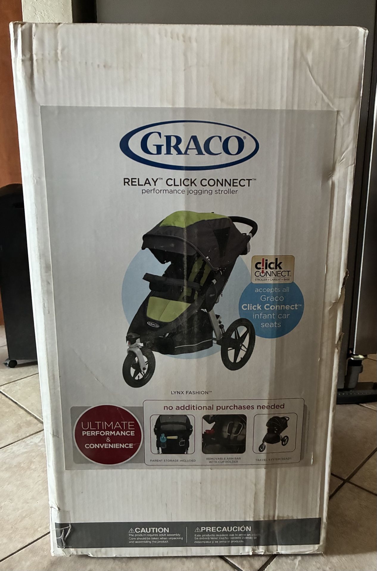 Graco Relay Click Connect Performance Jogging Stroller
