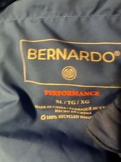 Bernardo performance puffer jacket L/XL