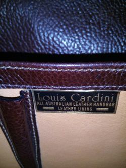 Louis Cardini shoulder bag.