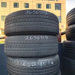Pair 265/65/18 Michelin 