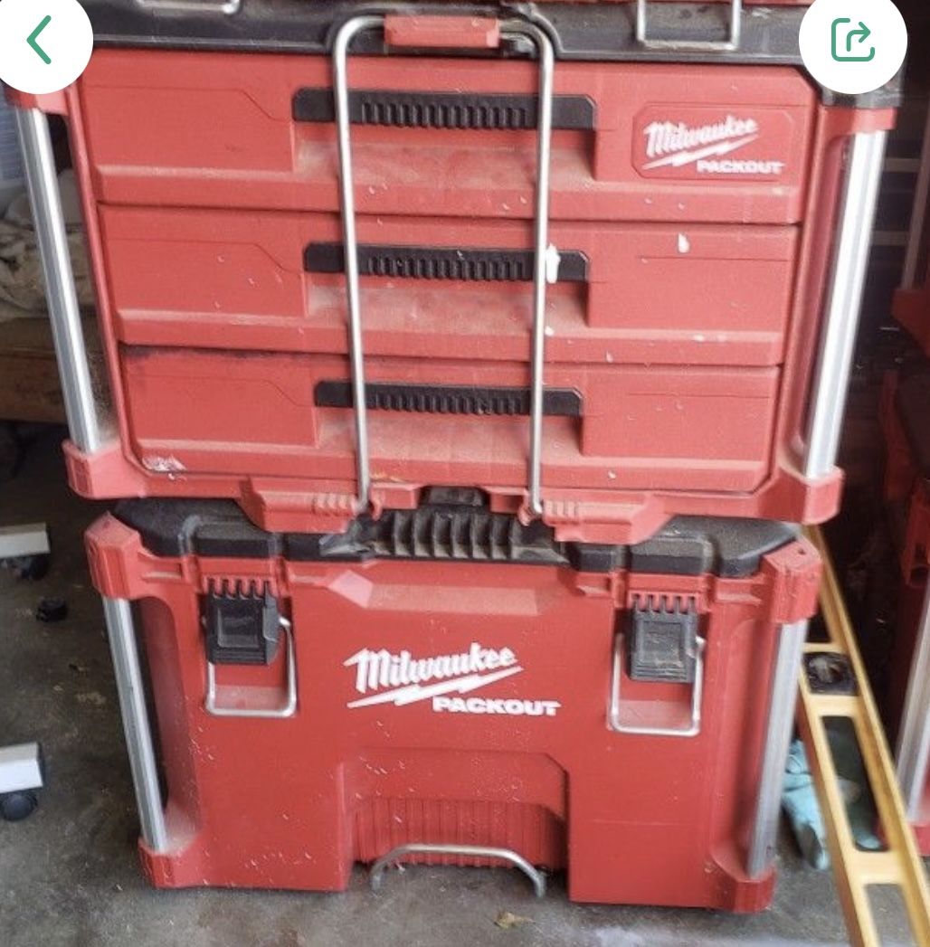 Milwaukee Packout Roller With Drawers 