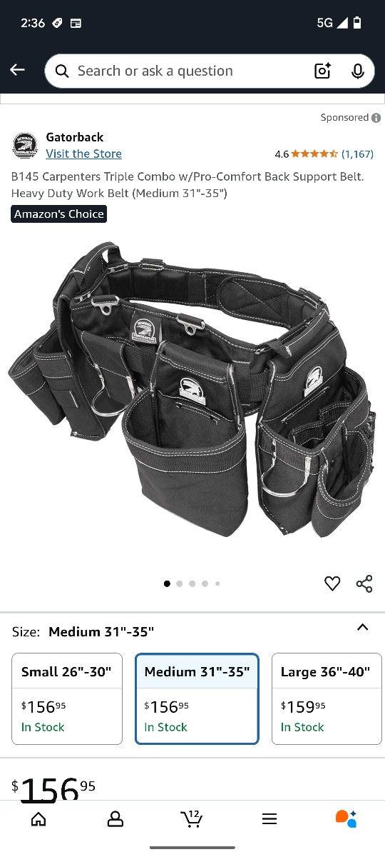 Gatorback Toolbelt