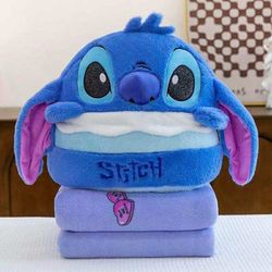 Stich Plush With Blanket 