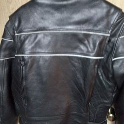 Mens Leather Motorcycle Jacket