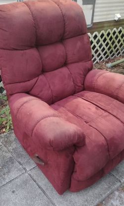 Red Recliner Works Great