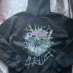 Sp5der P*nk Hoodie - Size Medium