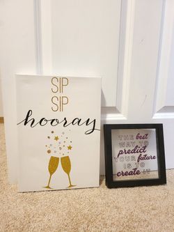 Canvas Sign Wall Decor