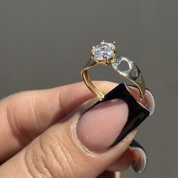 14k Gold Engagement Promise Ring 