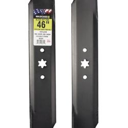 New Maxpower 46” Mower Blades 2 Pack