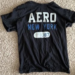 Small Black Aeropostale Short Sleeve Shirt 