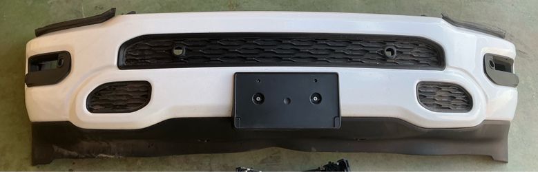 2019-2024 Dodge Ram 1500 Front Bumper White Complete