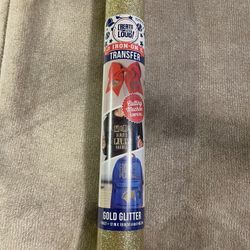 Gold Iron-On Transfer Sheet