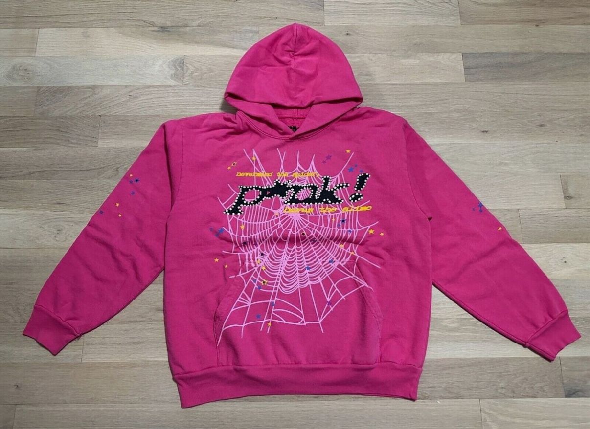 Pink Sp5der Hoodie