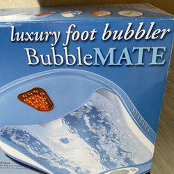   HoMedics Luxury Foot Bubbler Bubble Mate. NEW