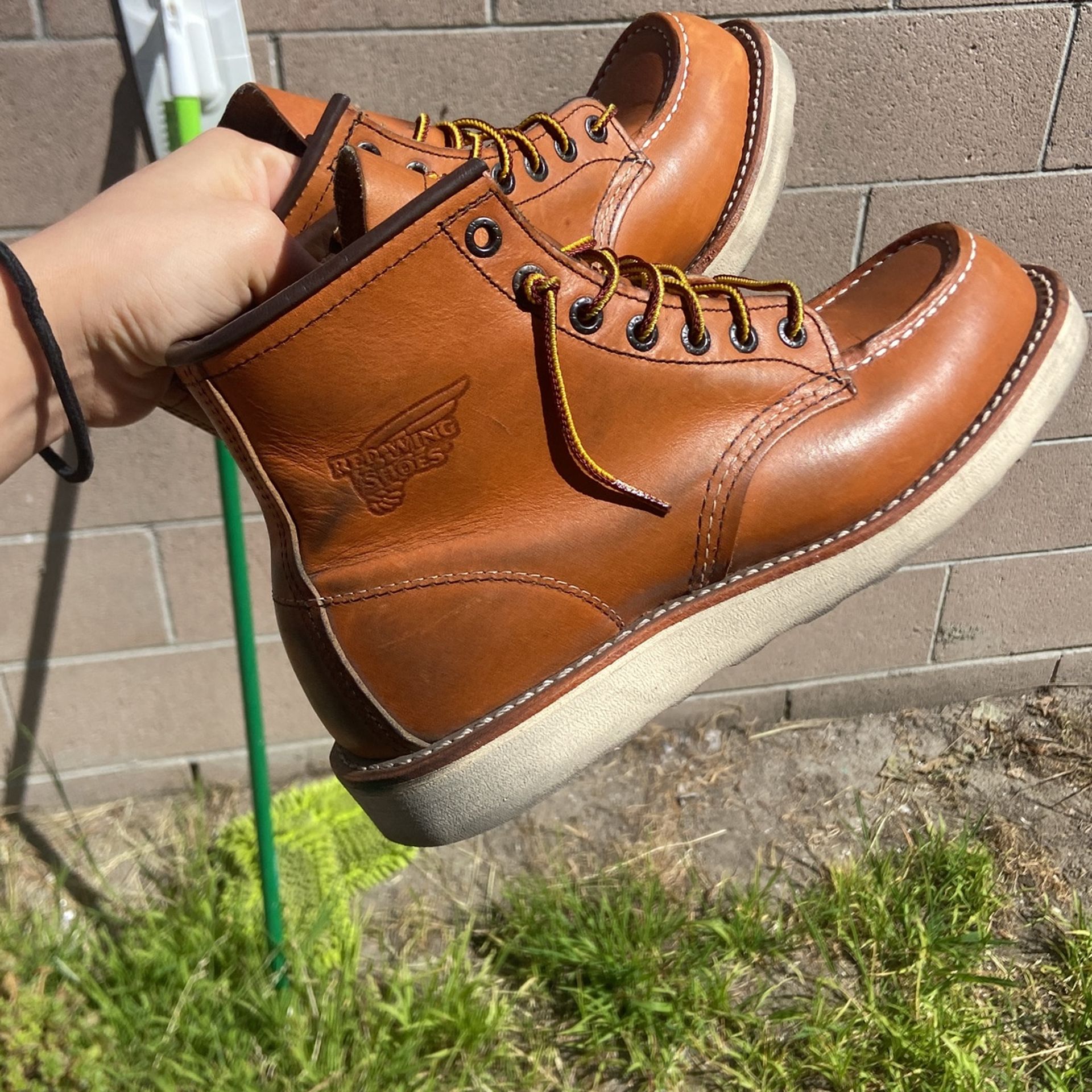 RED WING STEEL TOE BOOTS