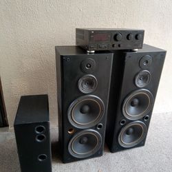 Technics Speakers Sub And Reciever