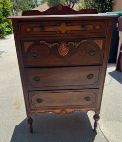 Antique wooden dresser from the 1930s