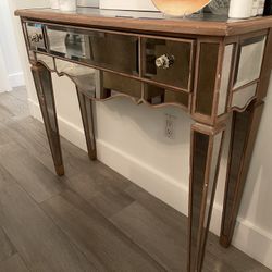 Pier 1 Mirror 1-Drawer Console Table 