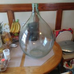 Large Italian Storage Wine Bottle Vintage