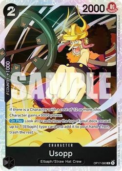 Usopp OP17-080 One Piece Card Game