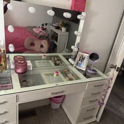 Vanity For Sale Almost New White 
