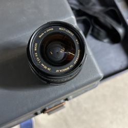 Quandary For Minolta Camera Lens 