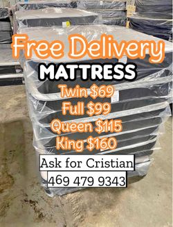 New Mattresses Twin mattress Full mattress Queen mattress King mattress Colchones nuevos Beds