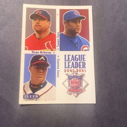 McGwire/Sosa/Jones 2000 Fleer #2