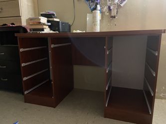 DRAWER DESK - 9 drawers - 61 L x 25 W x 36H 