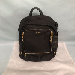 TUMI VOYAGEUR Celina Backpack Black/Gold