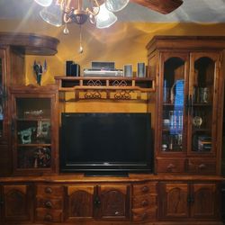 Teak Entertainment Center 