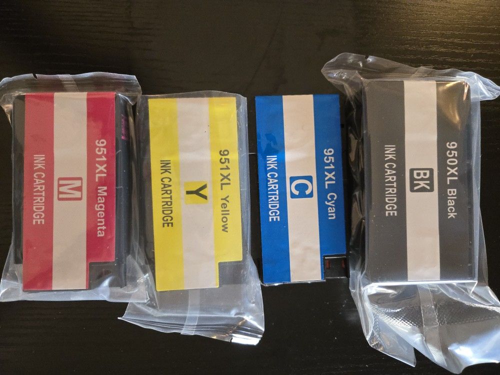 4-Pack HP 950XL/951XL Black/Cyan/Magenta/Yellow High Yield Ink Cartridge
