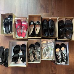 10 Pairs Of Size 6 Women’s Shoes