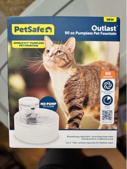 Petsafe pumpless pet water fountain