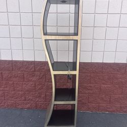 Modern Bookcase With Light