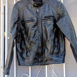 Men's Harley Davidson Leather Jacket Size Medium