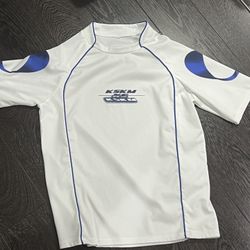 Y2K KSKM Graphic T Shirt size large Women’s White short sleeve 