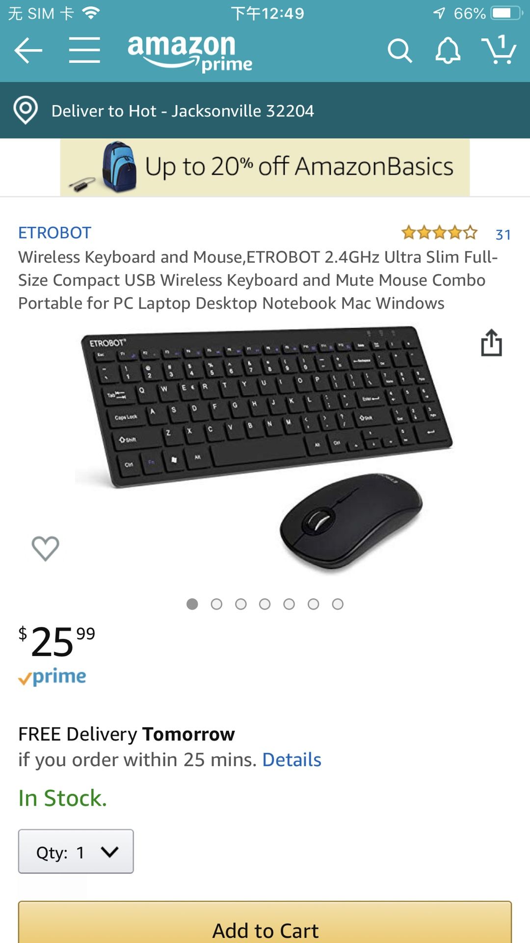 Brand new Wireless Keyboard and Mouse