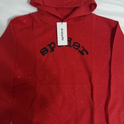 Red Vvs Sp5der Hoodie 
