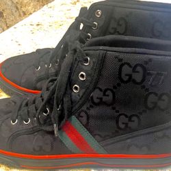 Men’s Gucci Off The Grid GG Tennis 1977 Shoes - Black/Cloth