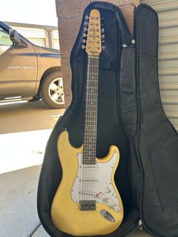 Cozart 12-String Electric Guitar with Gig Bag