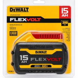 Batería DeWalt FLEXVOLT 15Ah 20V/60V MAX – Alta Potencia 300Wh 🔋⚡